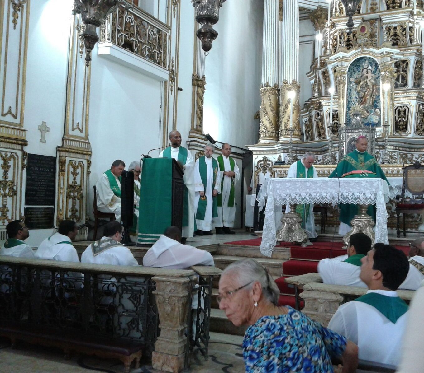 Missa com padres do Rio de Janeiro