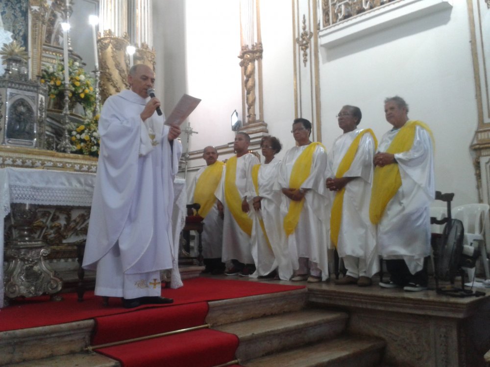 Missa da Ceia do Senhor  celebrada na Baslica Santurio